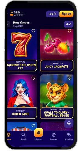 SpinGranny Casino online