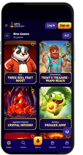 SpinGranny Casino inloggen